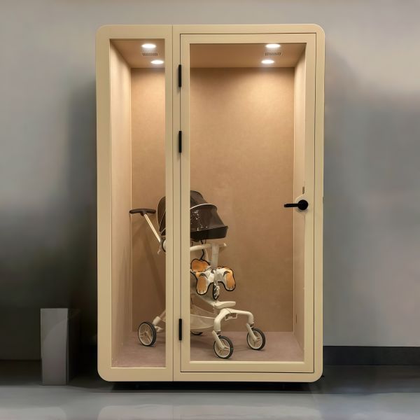 Fully Enclosed Soundproof Karaoke Booth , Modern Prefab Office Pod 400kg