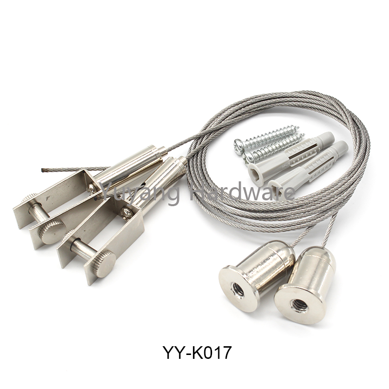 Wholesales Rail Hanger Kit Suspended Ceiling Hanging Kits OEM Suspension Wire for Lights