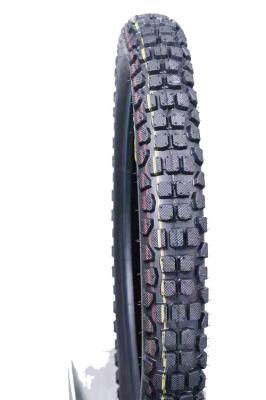 A motocicleta de borracha de encurralamento excepcional de Off Road da estabilidade monta pneus o aperto 2.75-17 3.00-18 J852 superior