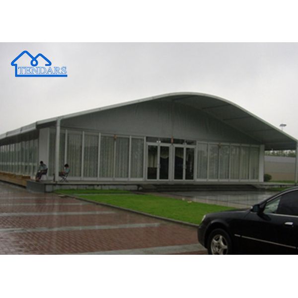 Aerodynamic 10x10m Arcum Tent 6061/T6 Aluminum Frame Double-Layer Top for Garden Parties