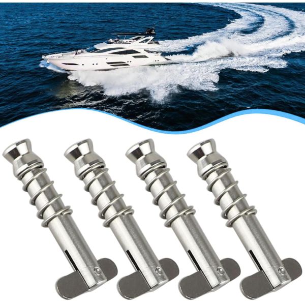 316 Stainless Steel Quick Release Pin with Pull Ring for Durable and Quick Installation in General Industry