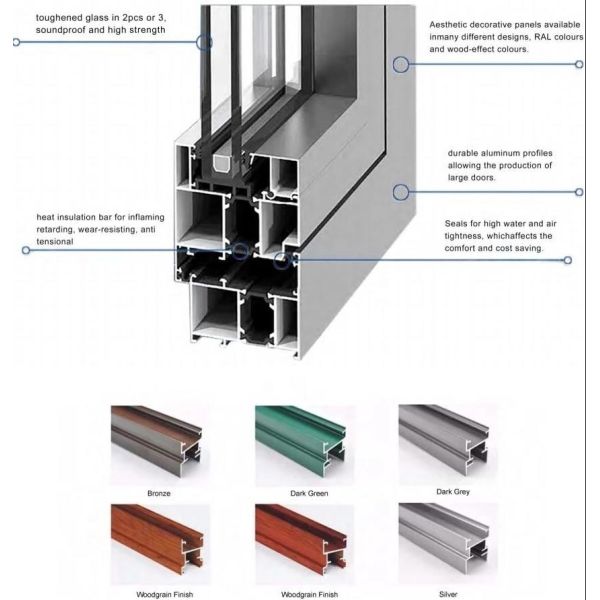 AS 3715 1.5mm Aluminum Horizontal Sliding Windows