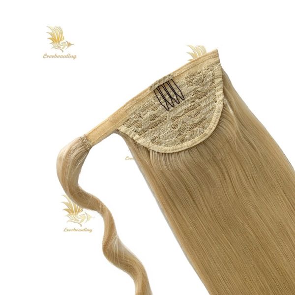 Tape-240527 Muti-Color Full Thick End Kinky Curly Ponytail Hair Extensions with Muti-Color