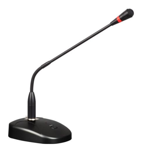 Gooseneck Wired Microphone Condenser Tabletop Microphone with DC9V