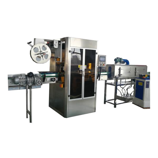 High Quality Full Automatic 250BPM Round Bottle Heat Shrink Sleeve Labeling Applicator Shrinking Labeler