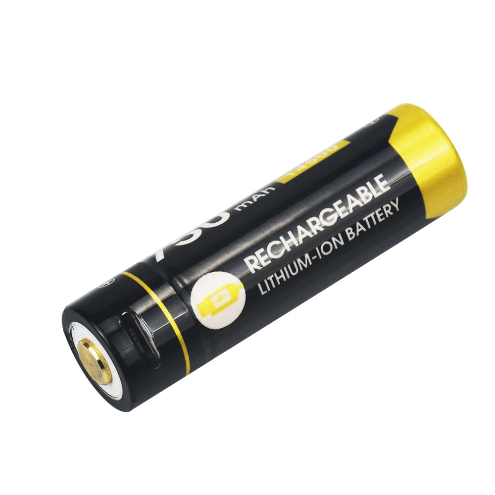 Батареи USB 750mah большой емкости 18650 перезаряжаемые