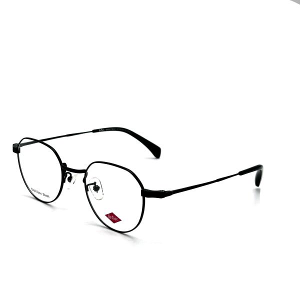 FM3222 Square Unisex Stainless Steel Optical Metal Frame Size 46-21-142