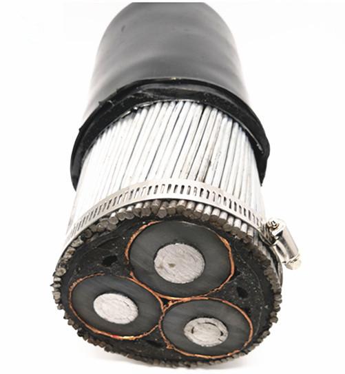 Low Voltage Direct Burial Aluminum Cable PVC Sheathed 2 Cores For Underground