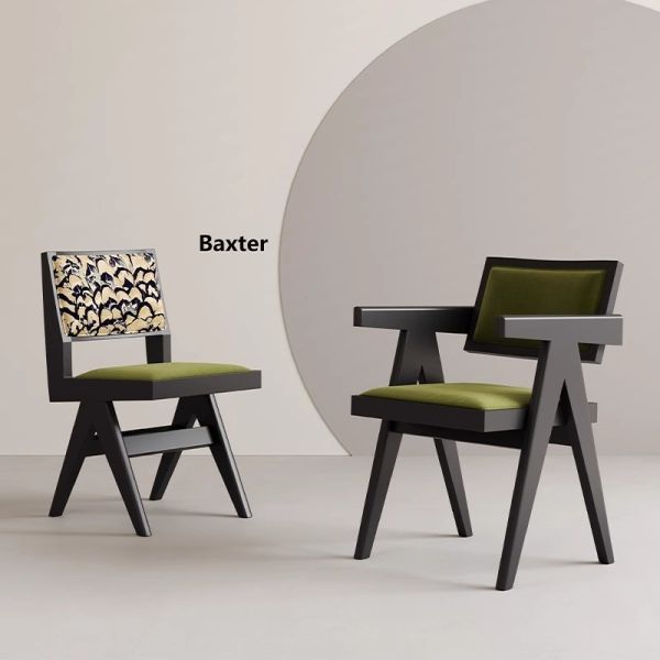 Nordic Solid Wood Dining Chair Italian Minimalist Hotel Coffee Shop Negotiating Chair
