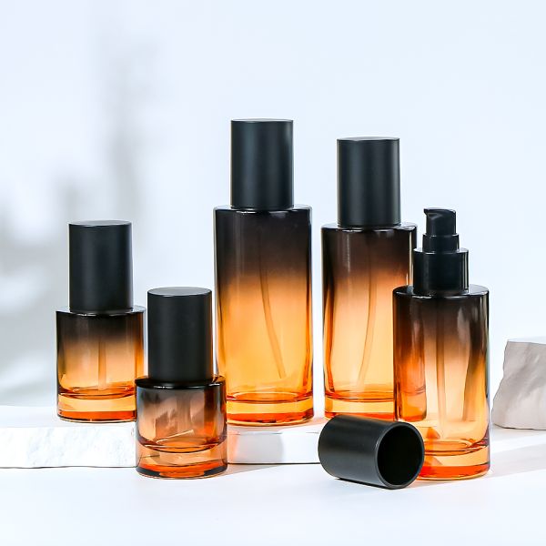 Customizable Leakproof Eco-Friendly Glass Lotion Bottle for Skincare Packaging