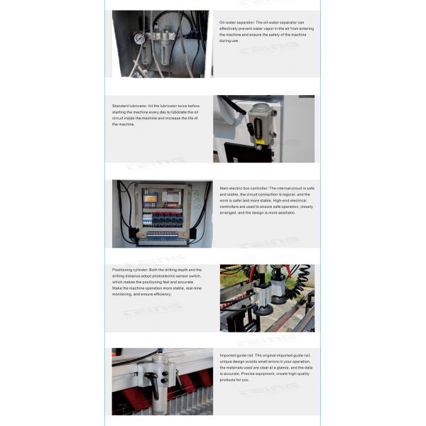 Video Technical Support Multi Boring Machine for Woodworking CNC Deep Hole Drilling