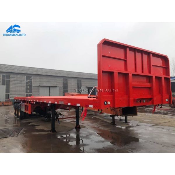 40 Tons High Strength Steel Container Semi Trailer FUWA Axle