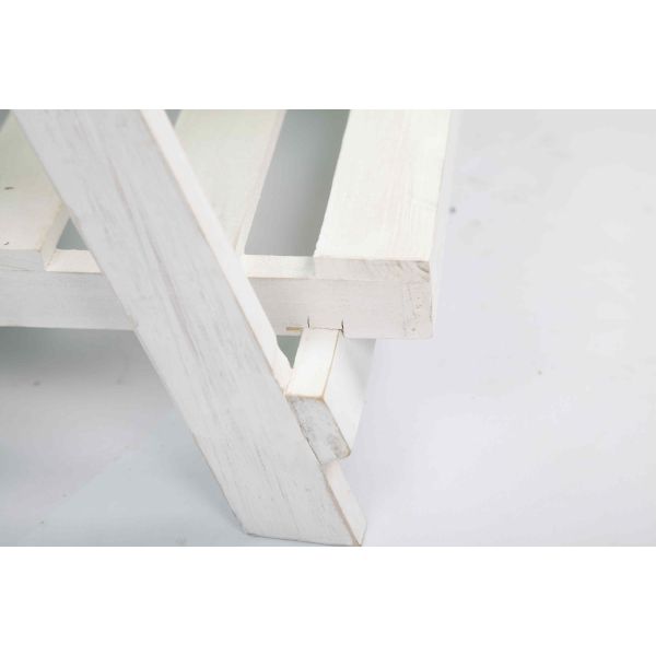 3 Tiers Wooden Outdoor Furniture Flower Pot Stand Foldable 2.9KG For Roomy Storage