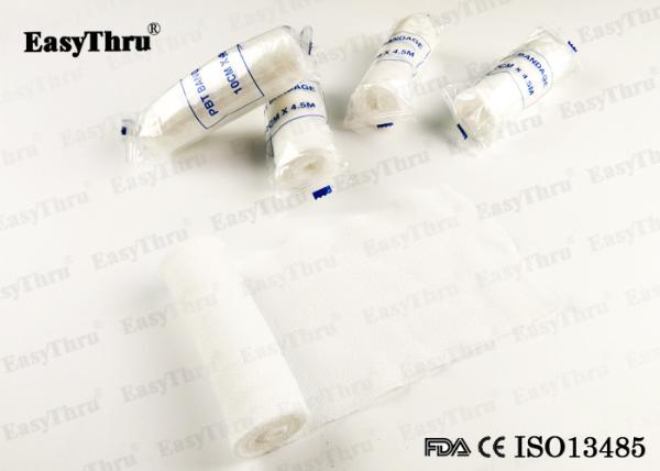 10x4,5cm PBT Bandagem Médica fita branca elástica para curativo de feridas