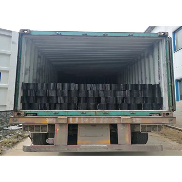 Grass Soil Black Plastic HDPE Geocell , 150mm Height Plastic Gravel Stabilizer