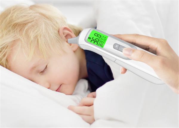 1s Response Time Digital Infrared Baby Thermometer , Medical Forehead And Ear Thermometer