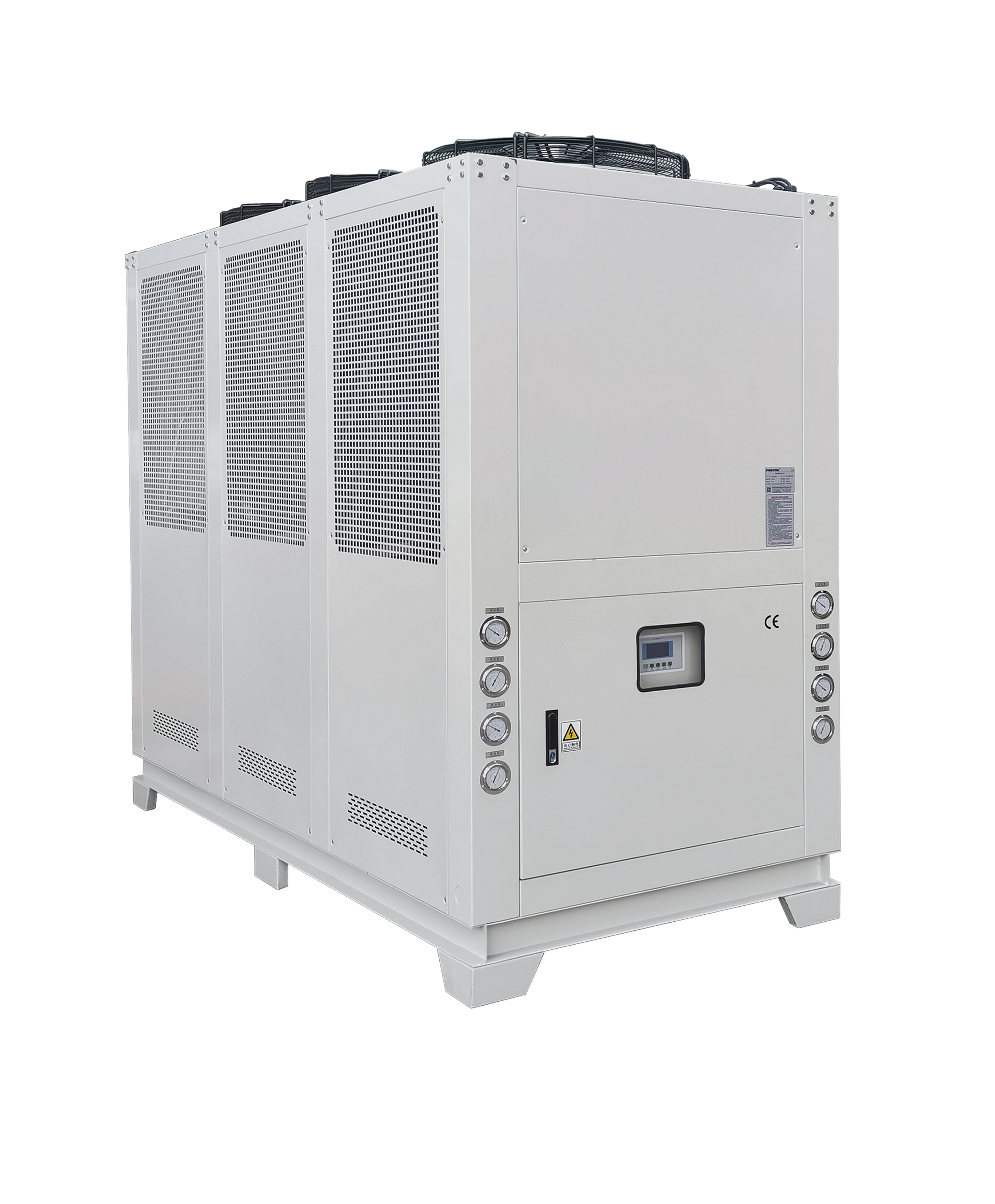 40HP Air-Cooled Industrial Chiller High-Efficiency Scroll Compressor for Plastic Injection Molding and CNC Machining