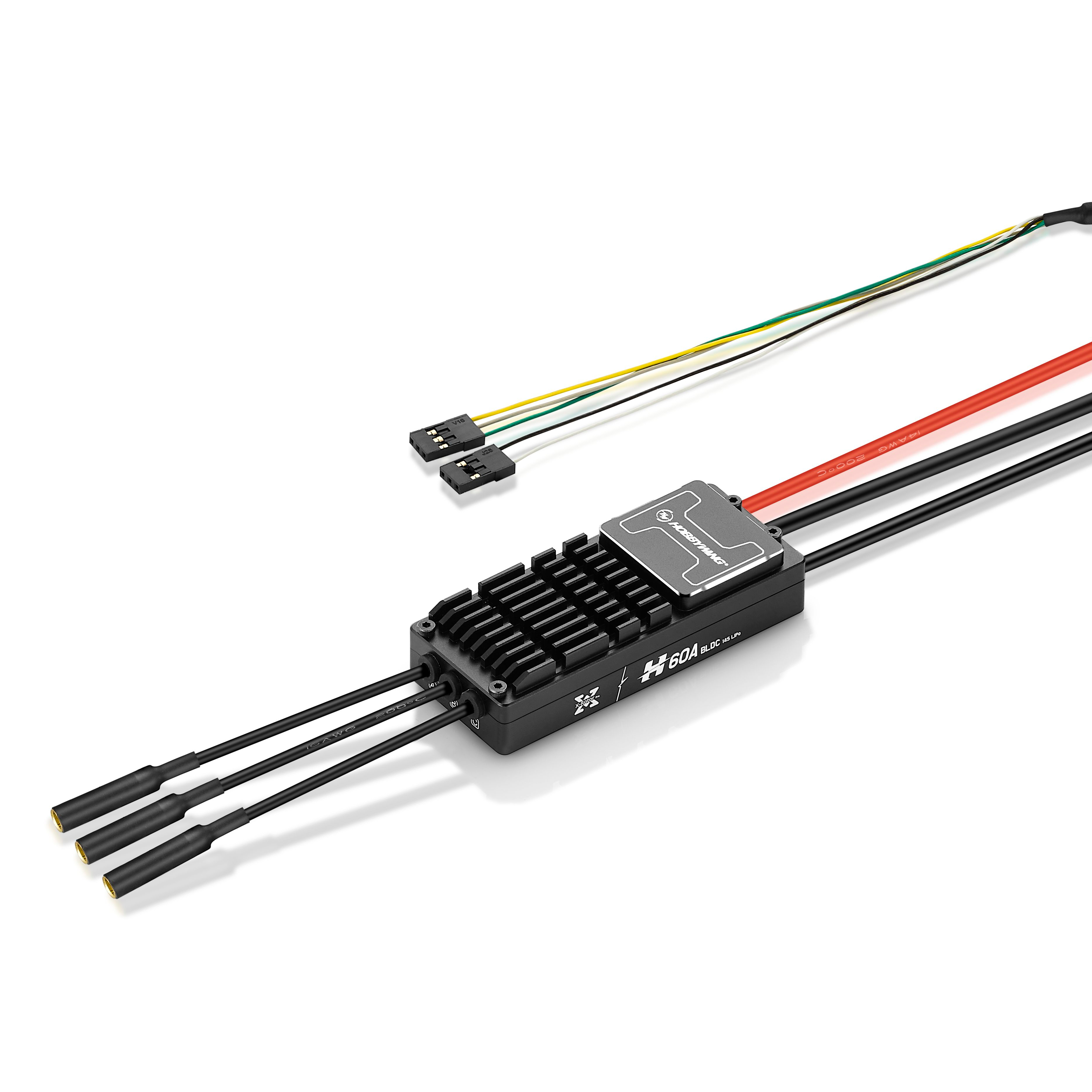 60A Brushless ESC 40A 6S 25A 14S BLDC/FOC Dual Driver 1100-1940 Throttle Pulse Width Multi Optional Electronic Speed Controller