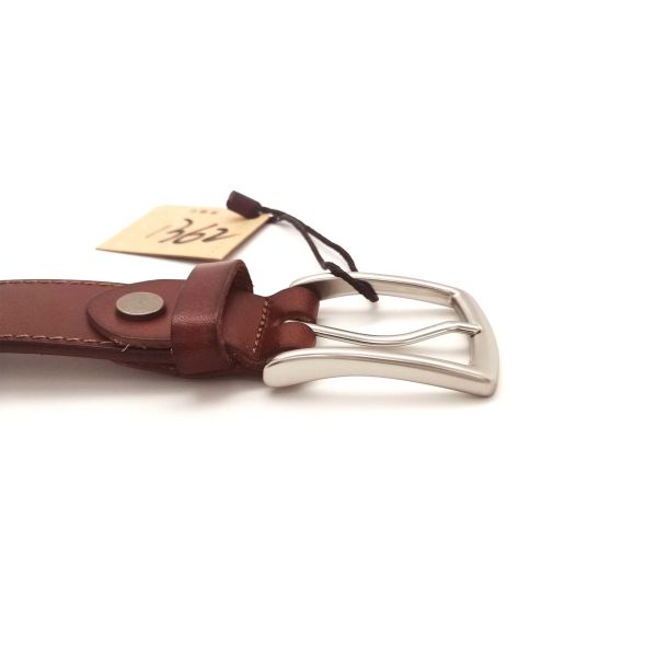 CHENVERGE Black Men's Genuine Leather Braided Belt Practical Wear Resistant