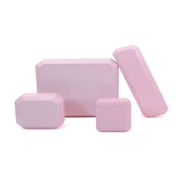 Wedding Engagement Single Ring Earring Jewelry Box With LED Light