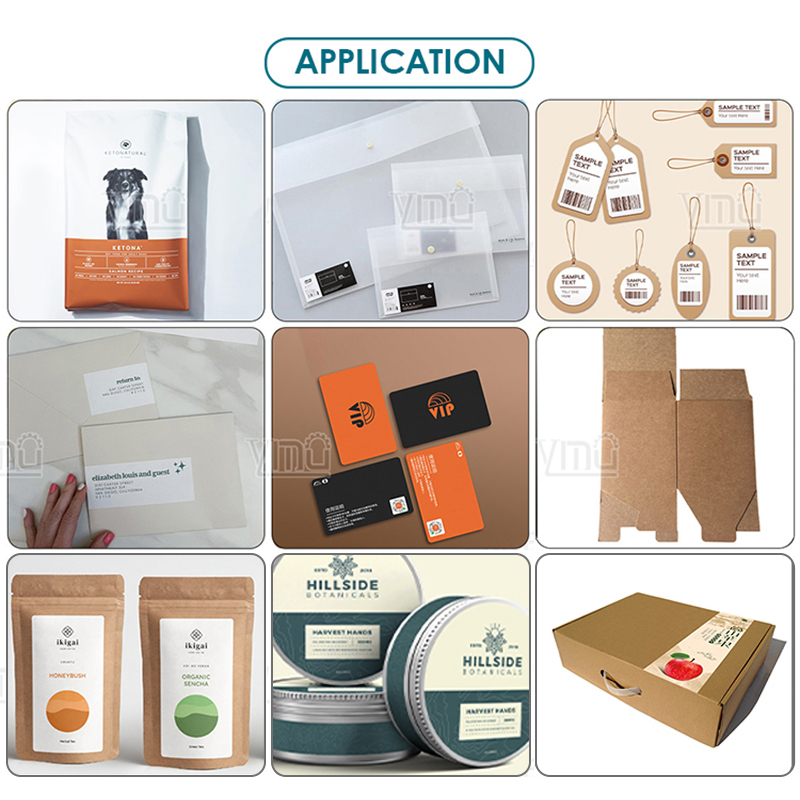 Factory Direct YM210D Automatic Label Machine Flat Bottle Boxes and Bags Label Printer Sticker Machine