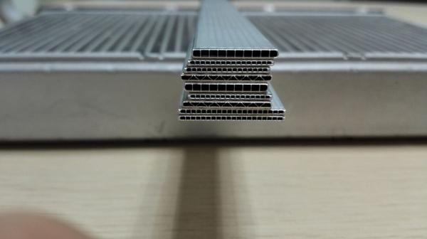 Rectangular Aluminum Radiator Tube 3003 Aluminum Tube Without Zn Spraying