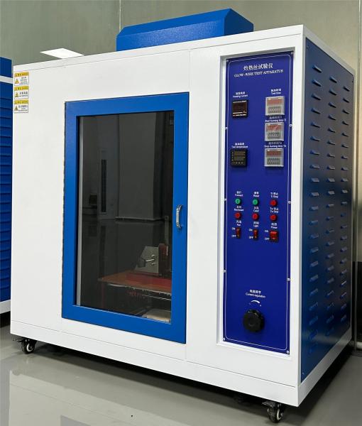 Digital Glow Wire Electric 45 Degree Flammability Tester Chamber For Electronic Components