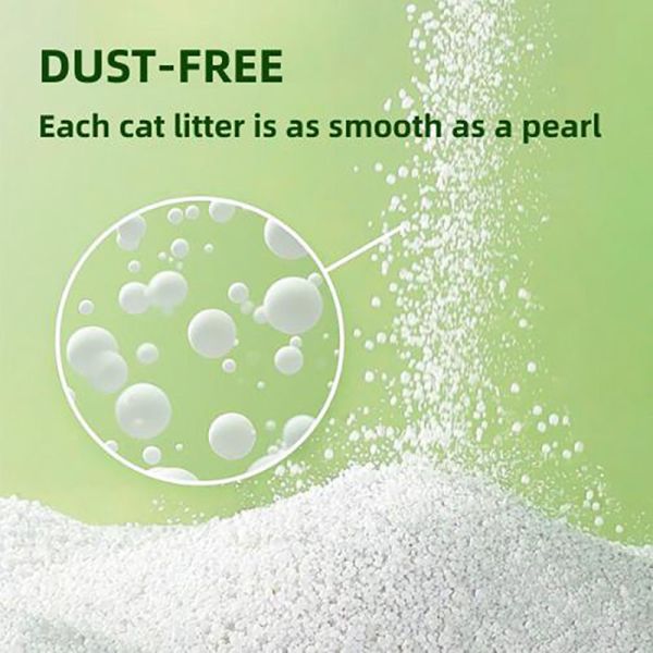 100% Natural Plant Sand High Quality Strong Clumping Low Tracking Cassava Cat Litter