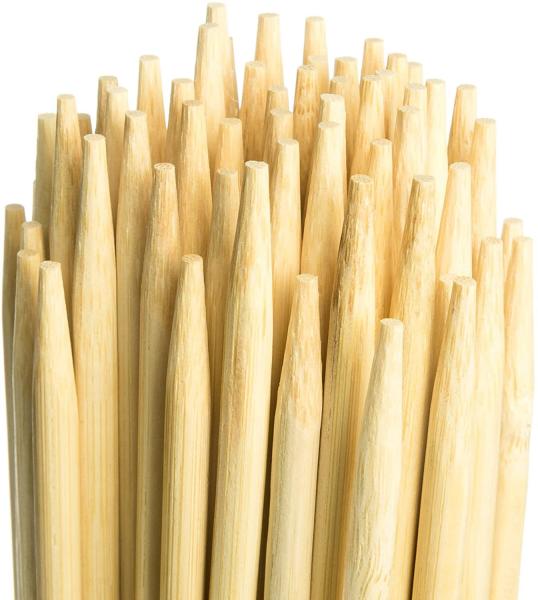 Heavy Duty  91.4cm Cyan BBQ OD5 Bamboo Wooden Barbecue Skewers