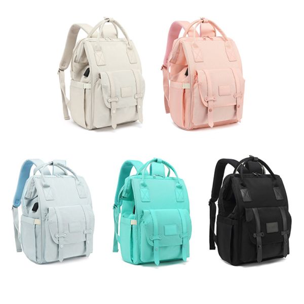 Thermal Insulation Nylon Travel Changing Bag With USB Charging Port 35L