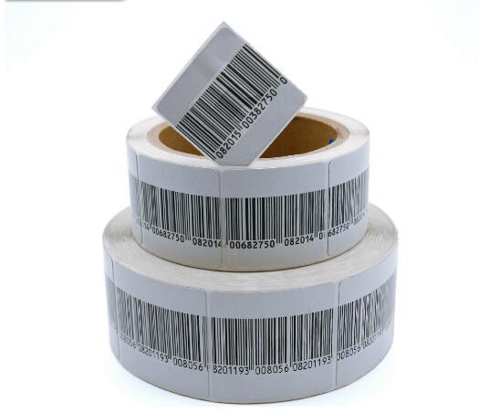 40*30 Anti-theft detector antenna jewelry soft label eas shoplifting bottle sticker for boutique merchandise