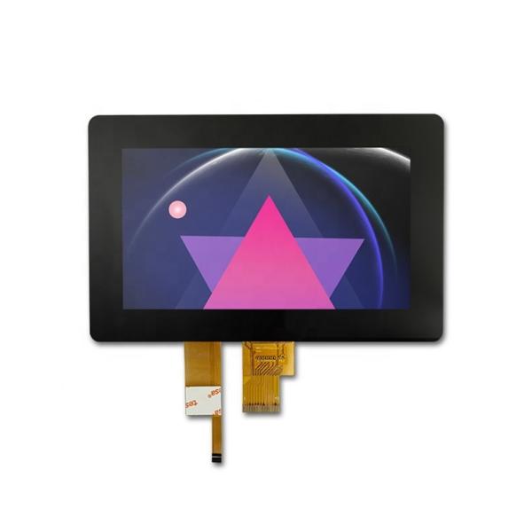 LVDS Interface TFT LCD Touch Screen Display 7 Inch 800nits With CTP