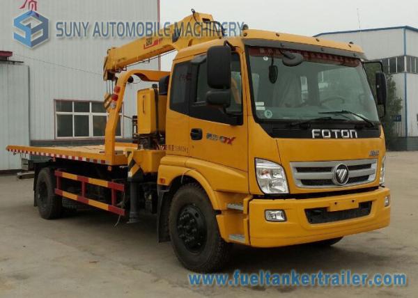 Customized FOTON Diesel 8 Ton / 10 Ton Tow Truck With Crane