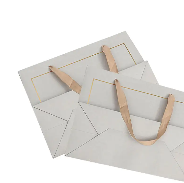 Картонные бумажные сумки для покупок Люксовые подарки на заказ с рукоятками логотипа