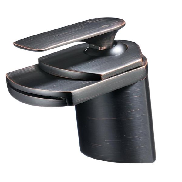 Мост на палубе водопад ванный раковина однорукавный 360 вращающийся