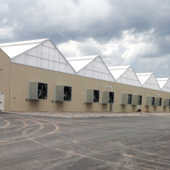 Автоматическая затемненная теплица BAOLIDA 20 X 40 из поликарбоната