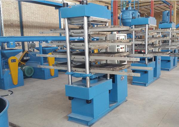 Public Sports Facilities Equipment Rubber Brick Making Machine Easy Installation