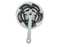 Venda quente Gary cor mountain bike cadeia roda e manivela. 3 velocidades mountain bike set 28 38 48T 165MM.