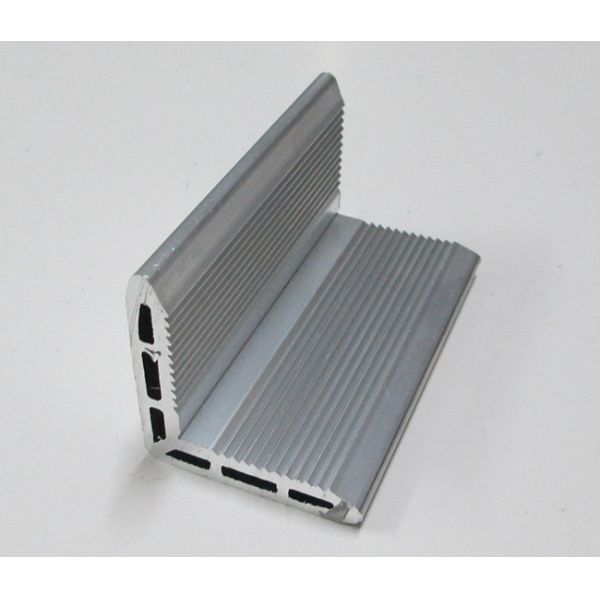 6063 - T5 Hollow Aluminum Angle Profile Natural Color For Solar Frame Panel