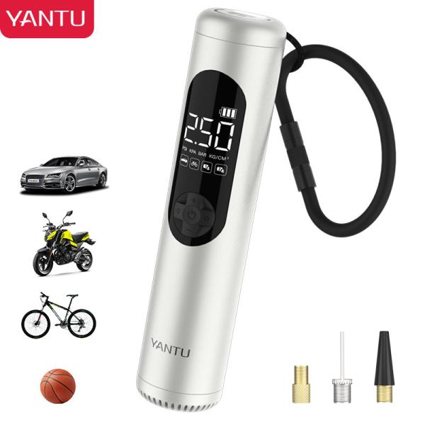 YANTU A23 Portable Wireless Rechargeable Tire Inflator Emergency Light and Noise ≤80dB