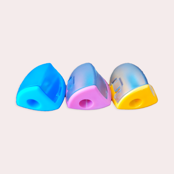 Custom Logo Wholesale Plastic Colorful Single Hole Mini Pencil Sharpener For Student