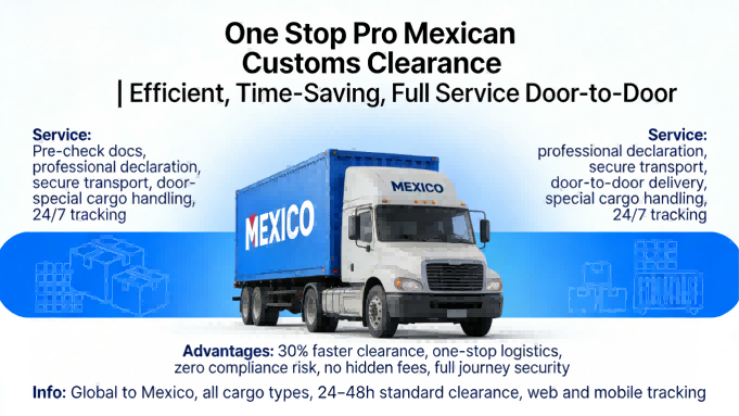 DDP International Shipping Door To Door One Stop Pro Mexican Customs Clearance