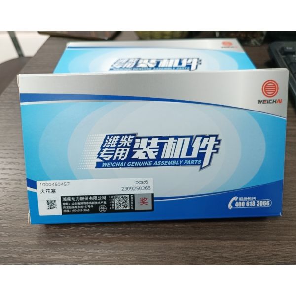 Weichai Engine Parts for Howo & Foton Diesel Trucks Spark Plug 1000450457