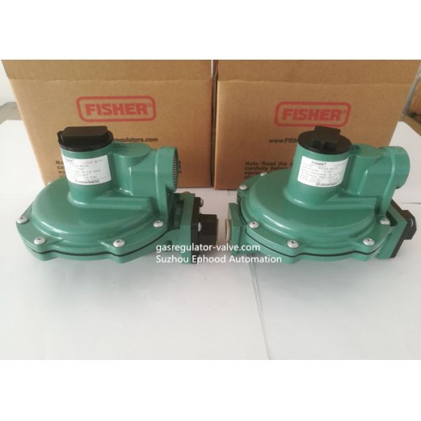 Low Pressure Fisher Gas Regulator Industrial Emerson Fisher Control Valve