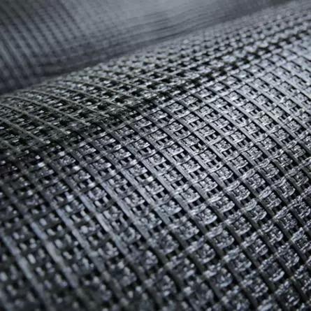 Low Elongation Warp Knitting Fiberglass Geogrid With CE Certification