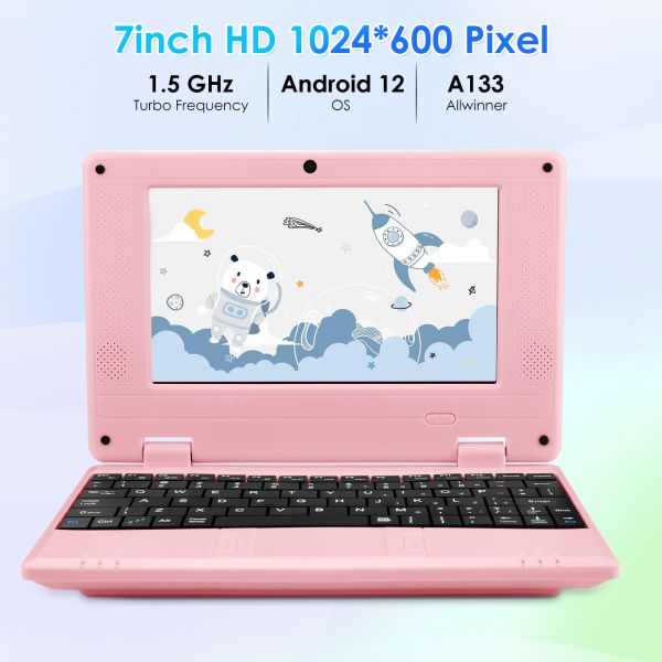 12 OS Android Laptop Computer HD Screen 7 Inch Android Laptop Education Tool For Kids