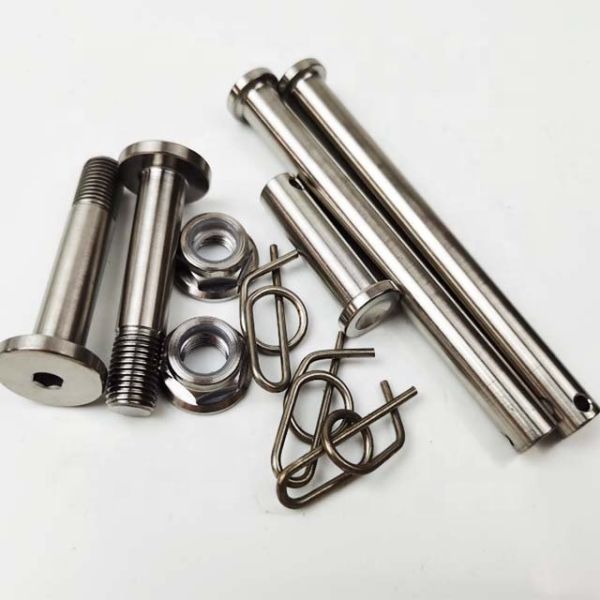 Universal Jacobs Ladder Titanium Bolt Nylon Insert Nut or Titanium Pin Set For Sprint Car Replace/Repair Universal Car Fitment