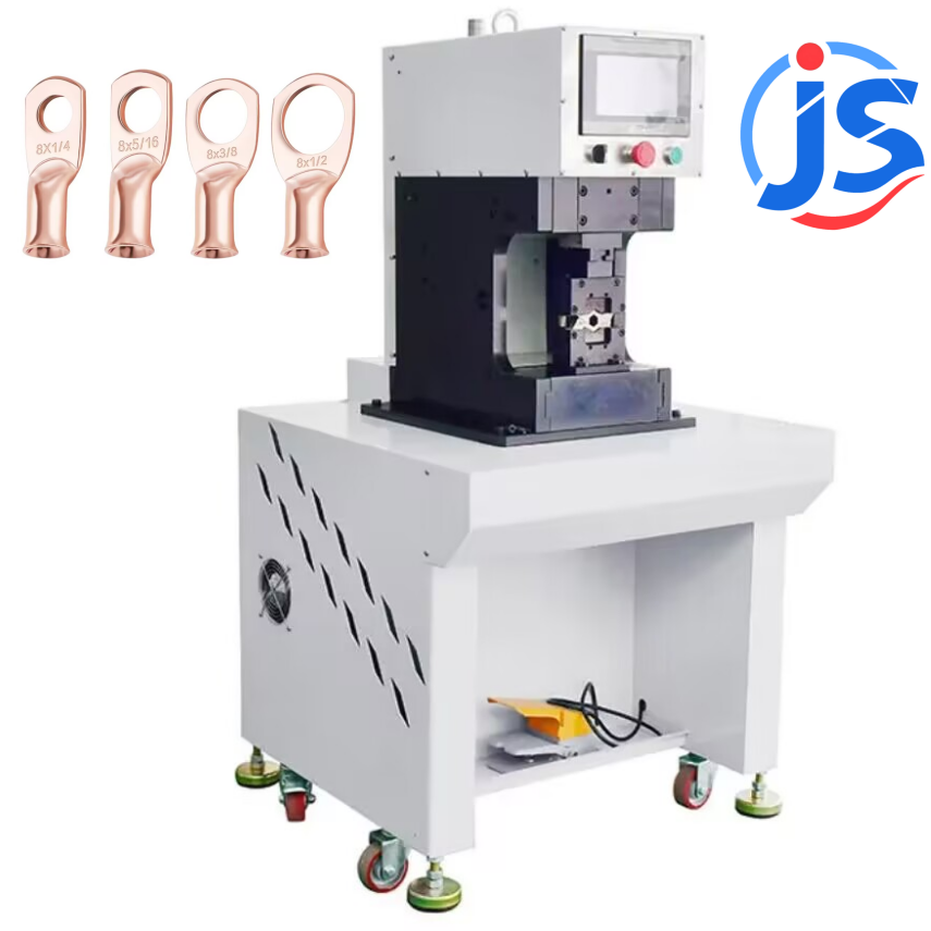 Heavy Duty Wire Terminal Crimping Machine 4 Ton Cable Crimping Machines 1250W With 30mm Stroke