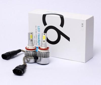 12V 36W 3800lm H3 / H4 / Car Led Replacement Headlight Bulbs Kit 6000K