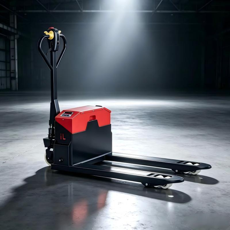 Compact Semi Electric Pallet Truck Warehouse Semi Electric Pallet Jack 1000w
